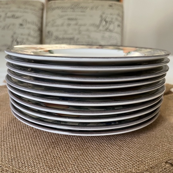 Mikasa Garden Harvest Plates 8-3/8”
Set of 10 Plates. Excellent Condition. - Picture 2 of 7